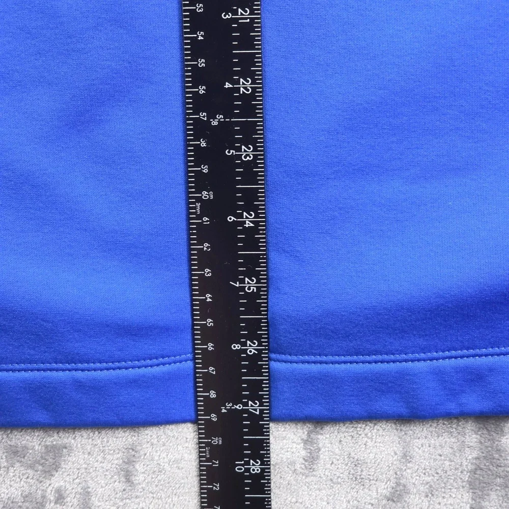 Nike‎ Golf Pullover Mens Large Blue 1/4 Zip Therma-FIT Tour Performance Fleece